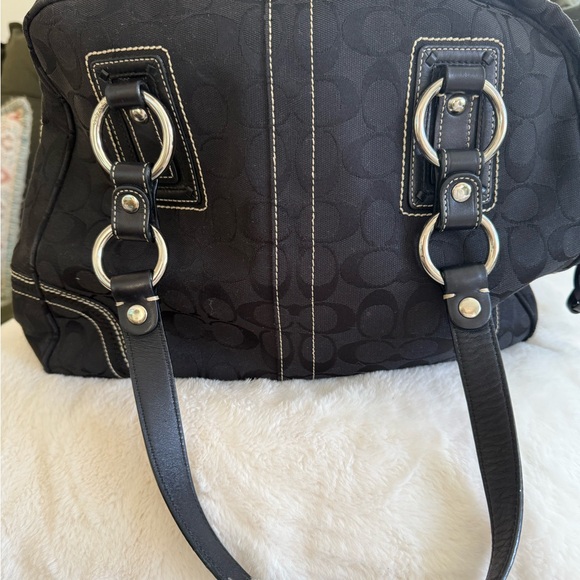 LARGE VINTAGE Y2K COACH TOTE - Picture 3 of 12